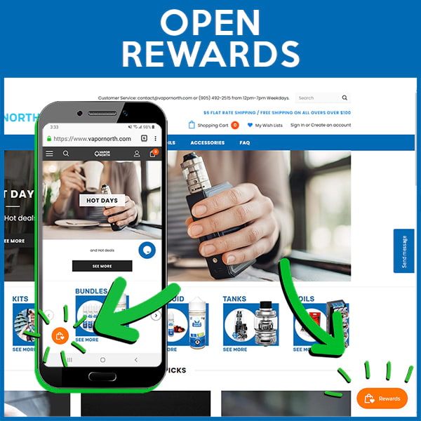 Earn Rewards with Vapor North