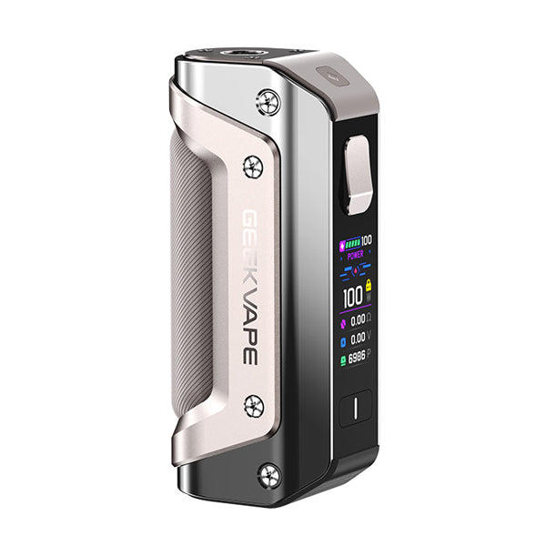 Geek Vape Aegis Solo 3 Mod in grey – durable 100W vape mod with Smart Lock