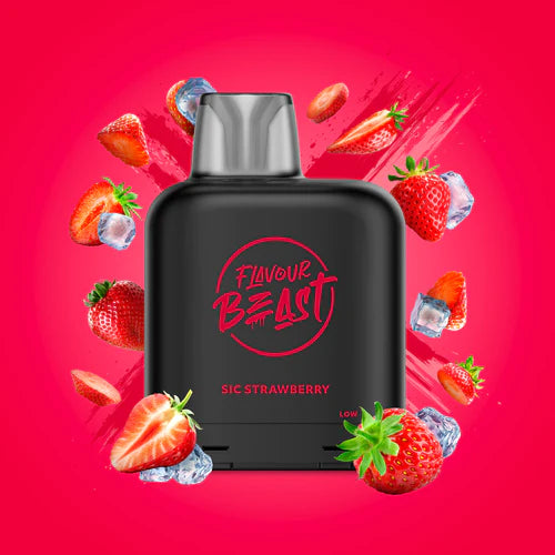 Flavour Beast Level X Pod - Sic Strawberry Iced