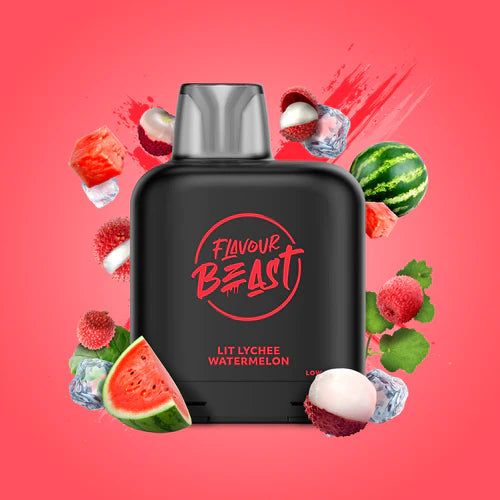 Flavour Beast Level X Pod - Lit Lychee Watermelon Iced