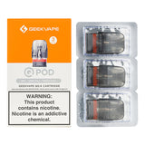 Geek Vape Q Pods 2 ml 3-pack – refillable CRC pods for Wenax Q and Sonder Q