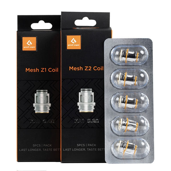Geek Vape Z Mesh Replacement Coils 5-pack for Zeus and Obelisk tanks