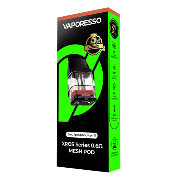 Vaporesso XROS Replacement Pods Corex 3.0 Mesh 4-pack for Canada