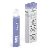 Allo Ultra 800 Disposable E-cigarette with a blue raspberry flavour