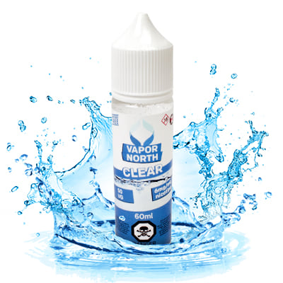 Clear flavourless e-liquid