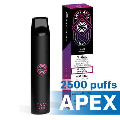 Envi Apex Disposable E-cigarette grape flavoured