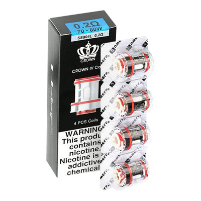 Buy Uwell Crown 4 Coils | 0.2 & 0.4 ohm Replacement Coils | Canada Buy Uwell Crown 4 Coils | 0.2 & 0.4 ohm Replacement Coils | Canada